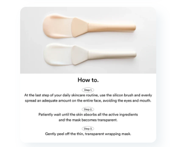 Abib Dark Spot Wrapping Mask Glutathione Film (100ml + Silicone Brush)