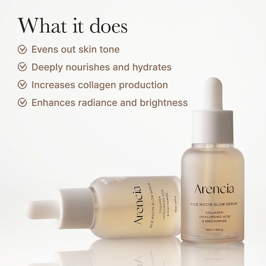 Arencia Rice Mucin Glow Serum (1.01 fl oz / 30g)