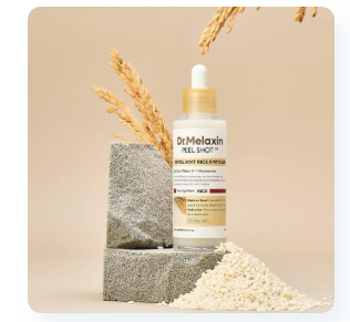 Dr.Melaxin Peel Shot Exfoliating White Rice Ampoule – Whiteheads & Skin Texture (80ml)