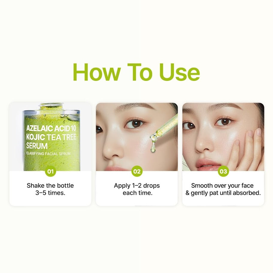 Purito Seoul Azelaic Acid 10 Kojic Tea Tree Serum