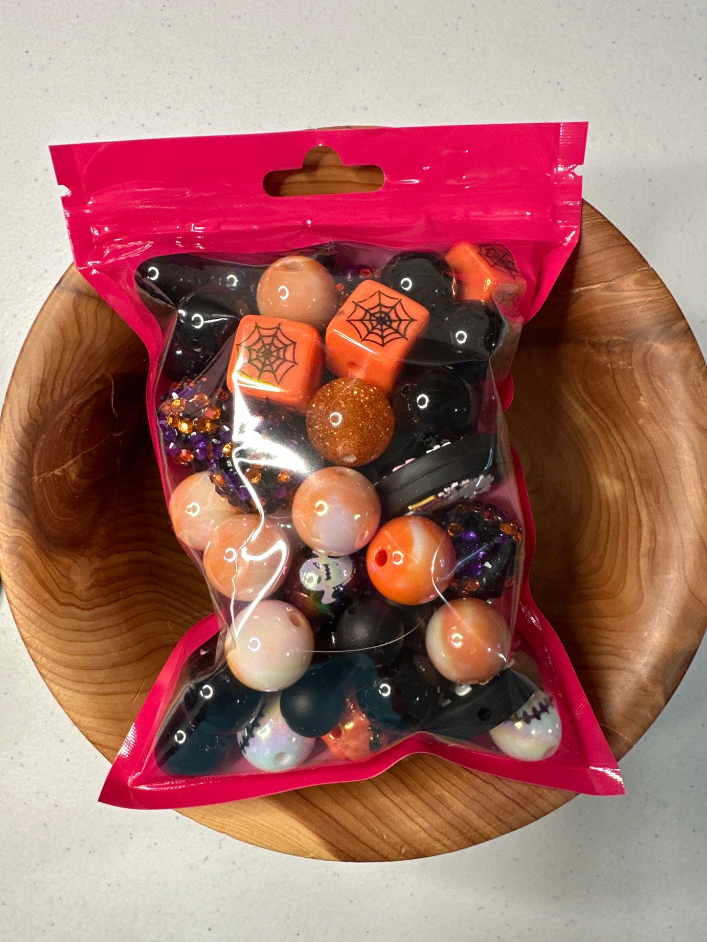 #225 Halloween Mix Bag - (Focal and Beads)