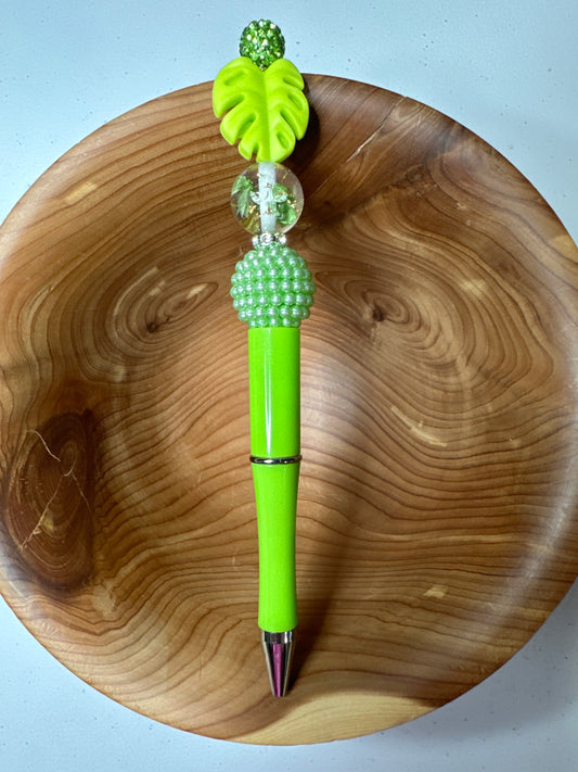 #90 Monstera Light Green Flower Pen