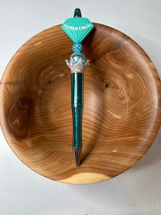 #88 Metallic Tiffany Blue Inspired Pen