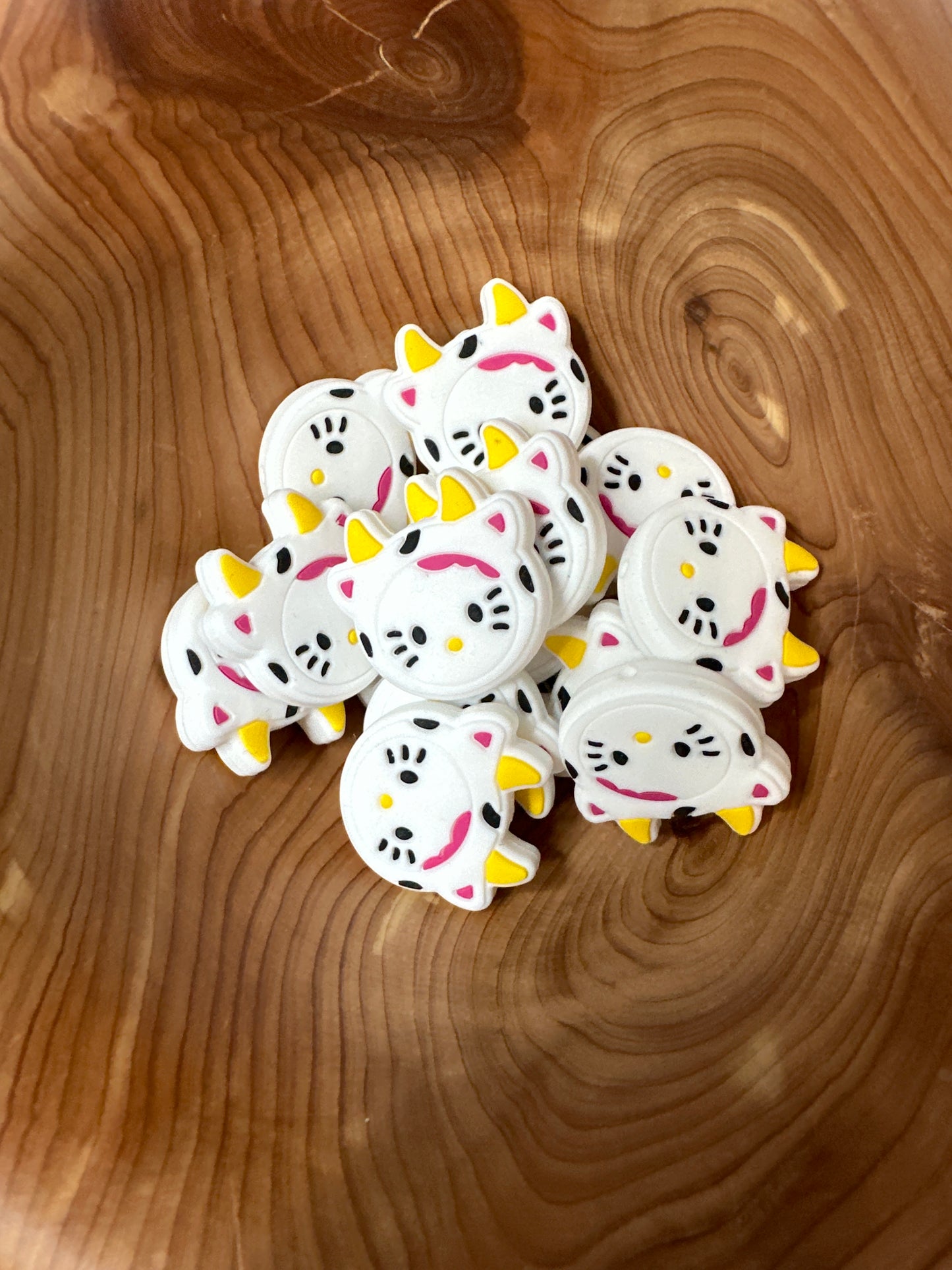 #155 Silicone Focal Beads - HK Cow