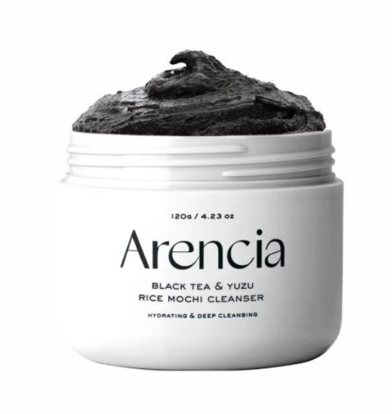 Arencia Black Tea & Yuzu Rice Mochi Cleanser 120g