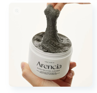 Arencia Black Tea & Yuzu Rice Mochi Cleanser 120g