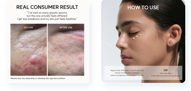 Arencia Eraser Shot Glycolic Acid Booster