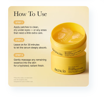 Arencia Retinal Boosting Eye Mask (60 patches)