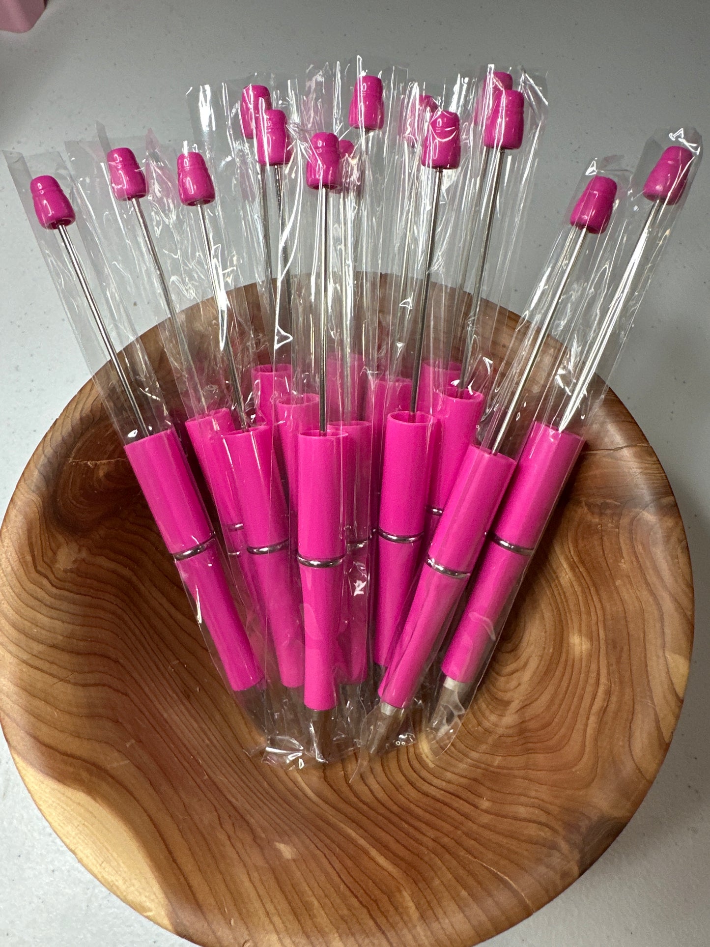 #17 Beadable Pen Base Barbie Pink