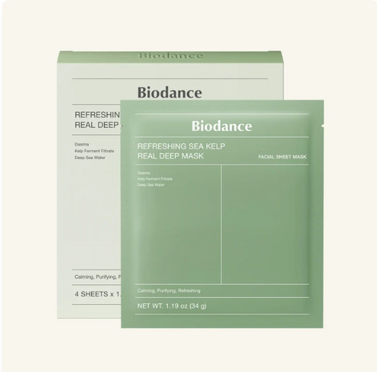 Biodance Refreshing Sea Kelp Real Deep Mask (4ea)