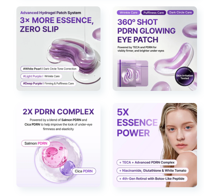 Centellian24 360º Shot PDRN Glowing Eye Patch 1 box (6 pairs)