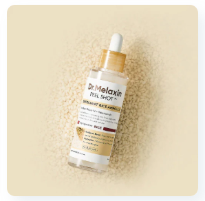 Dr.Melaxin Peel Shot Exfoliating White Rice Ampoule – Whiteheads & Skin Texture (80ml)