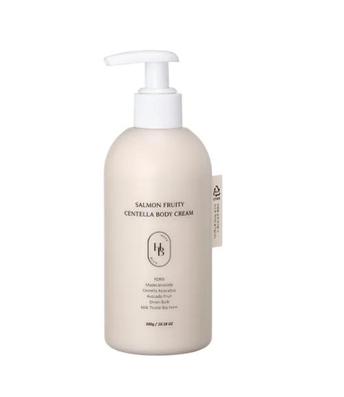 Heveblue Salmon Fruity Centella Body Cream 300ml