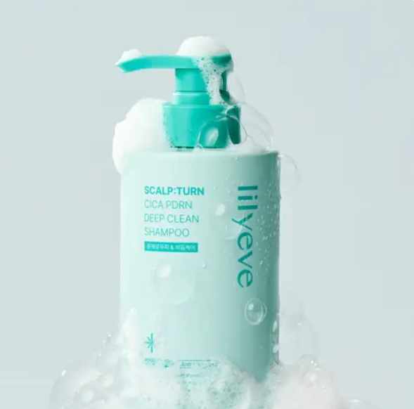 Lilyeve Scalp:Turn Cica PDRN Deep Clean Shampoo 500g
