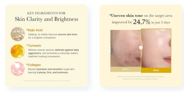 Kojic Acid Turmeric Night Wrapping Mask