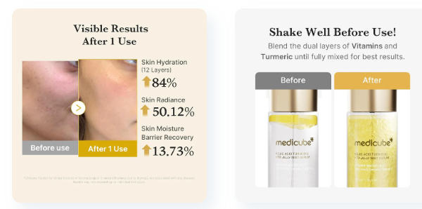 Medicube Kojic Acid Turmeric Vita Jelly Mist Serum