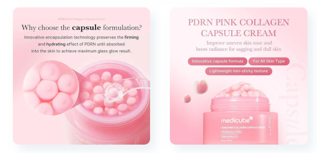 Medicube PDRN Pink Collagen Capsule Cream