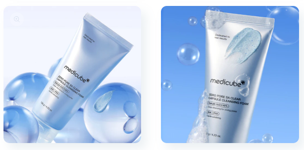 Medicube Zero Pore Clearing Capsule Cleansing Foam (120g)