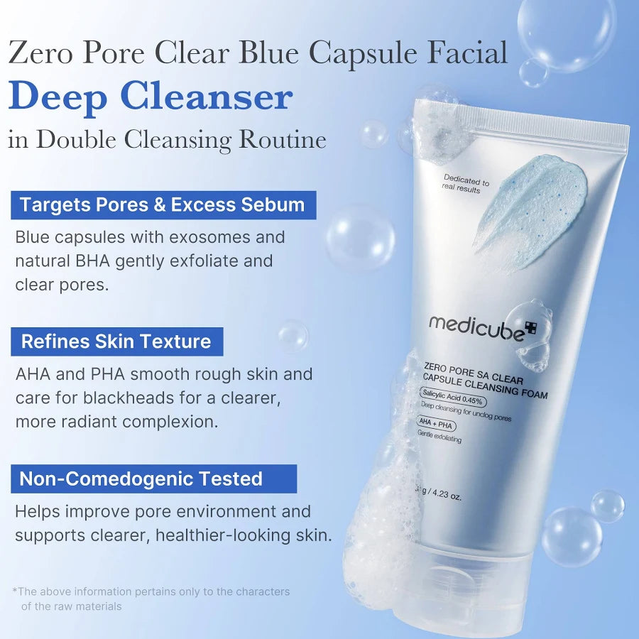Medicube Zero Pore Clearing Capsule Cleansing Foam (120g)