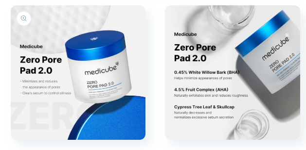 Medicube Zero Pore Pad 2.0 (70ea)