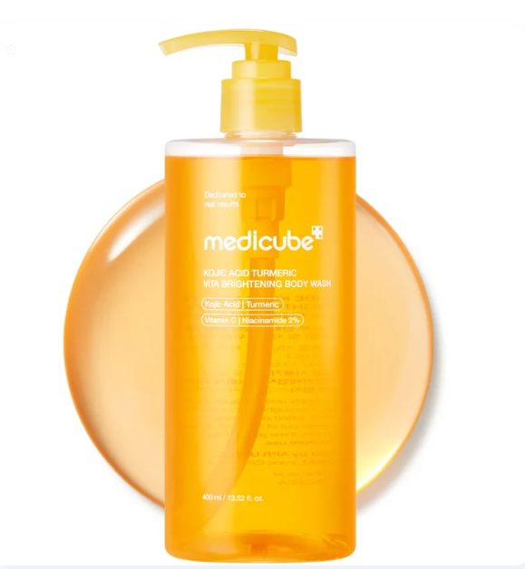 Medicube Kojic Acid Turmeric Vita Brightening Body Wash (400 ml)