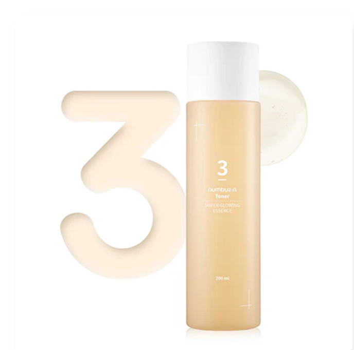 Numbuzin No.3 Super Glowing Essence Toner (200ml)