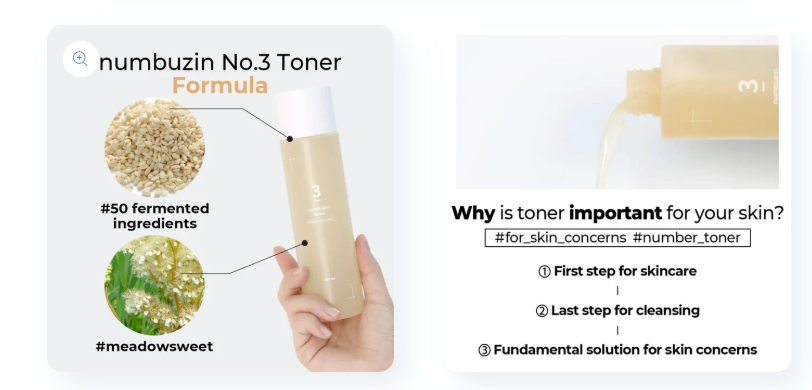 Numbuzin No.3 Super Glowing Essence Toner (200ml)
