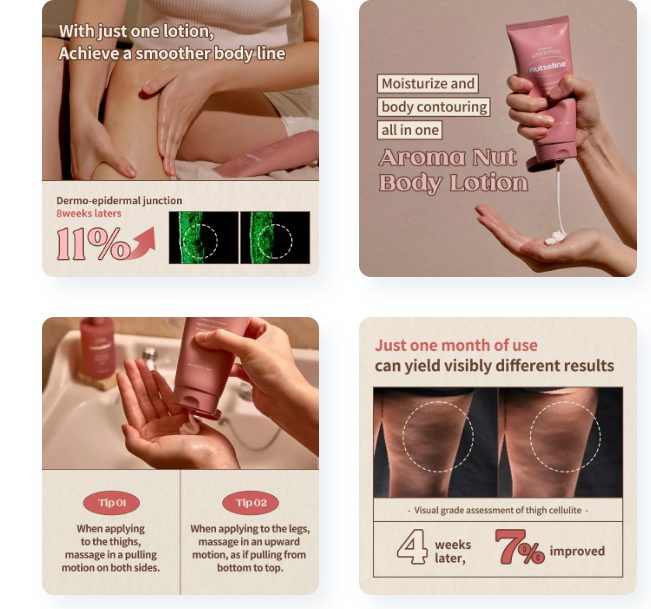 Nutseline Aroma Nut Slim Fit Body Lotion (200 ml)