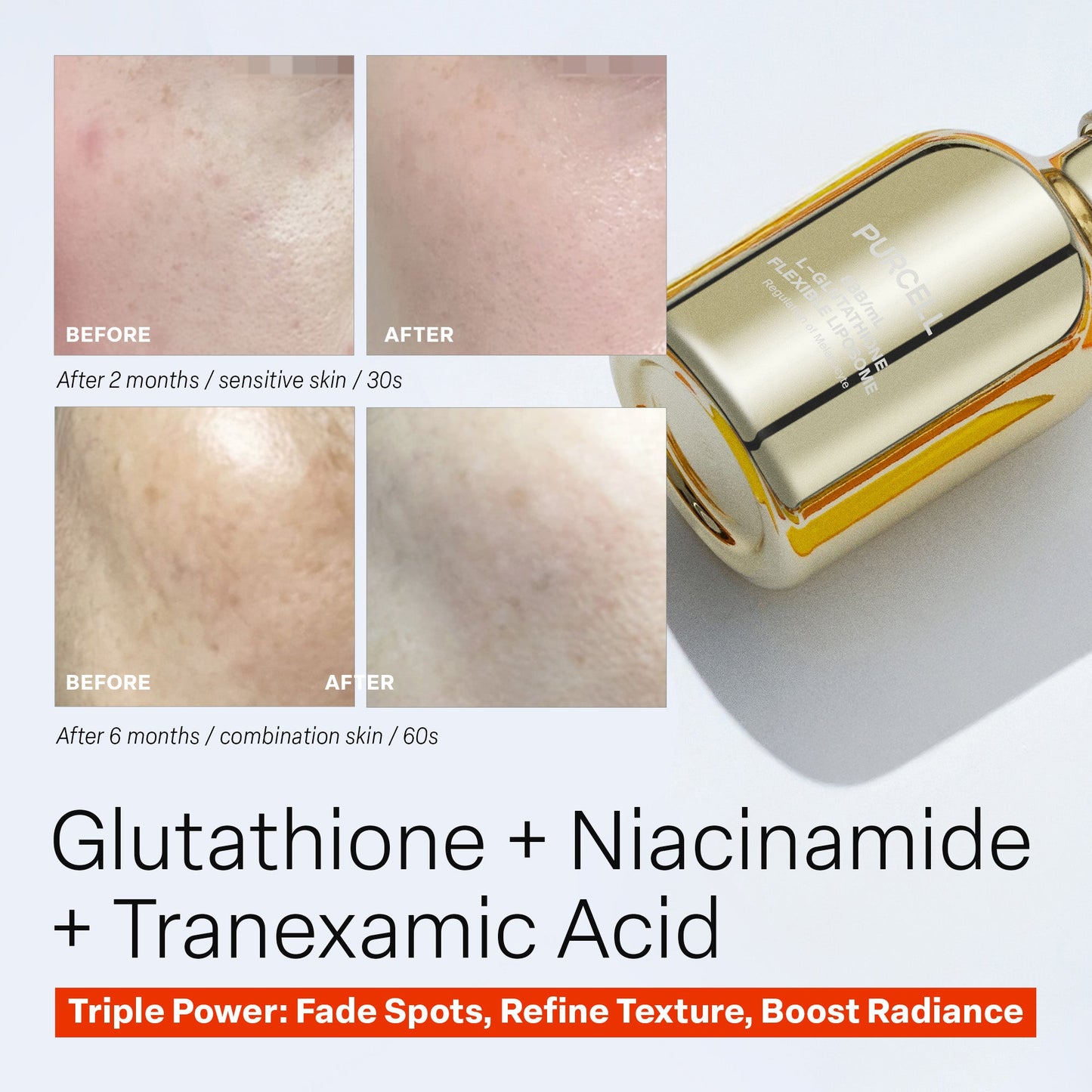 PURCELL 88B/mL L-Glutathione Flexible Liposome (30ml)