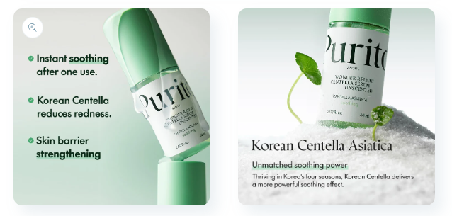 Purito Seoul Wonder Relief Centella Serum Unscented 60ml