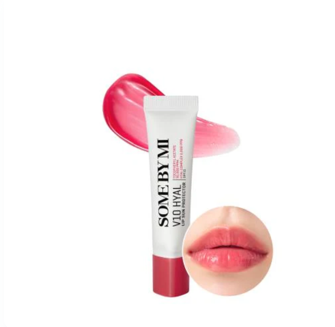 Some By Mi V10 Hya Lip Sun Protector – Tinted Hydrating Lip Balm with SPF 15 BERRY