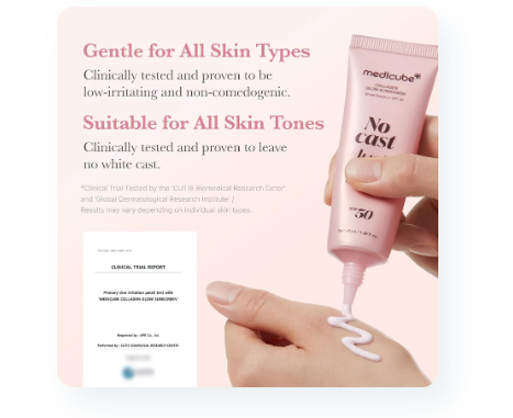 Medicube Glow Collagen Sunscreen 50ml SPF 50