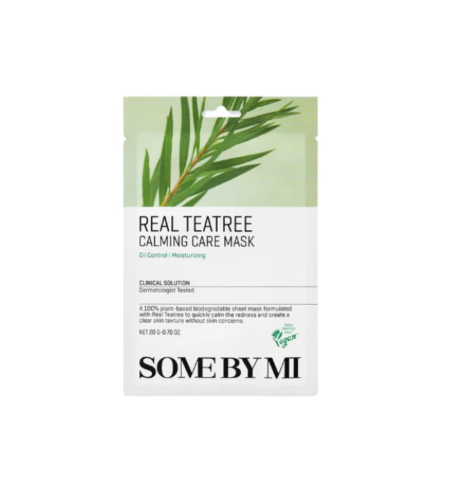 SOME BY MI REAL TEATREE CALMING CARE MASK